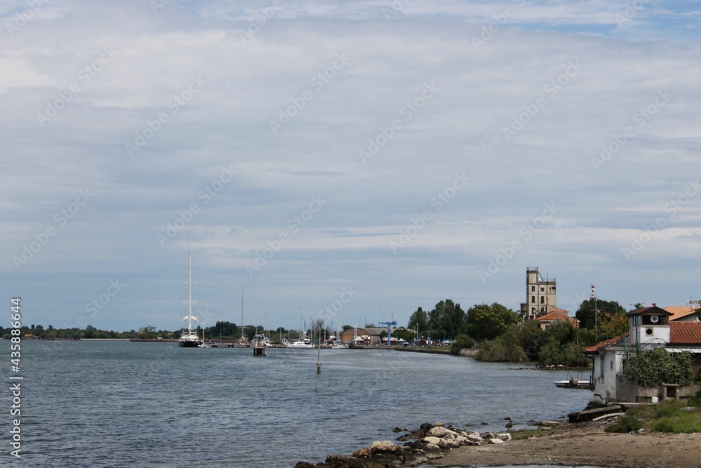 sea in Caorle, Italy