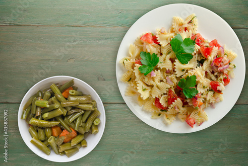 pasta on a plate