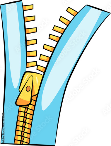 Illustration of a zip