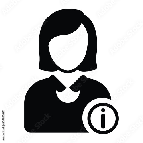 user information icon design vector