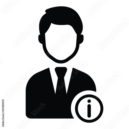 user information icon design vector