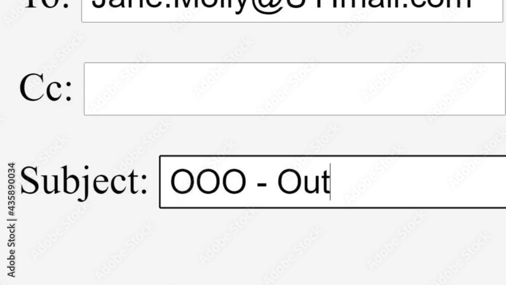 Entering Email Subject Topic Out Of Office Reply in Online Box. Send OOO Response Communication to Recipient by Typing E-Mail Subject Line Website. Type Letters. Viewpoint of Monitor Screen. Entering Email Subject Topic Out Of Office Reply in Online Box. Send OOO Response Communication to Recipient by Typing E-Mail Subject Line Website. Type Letters. Viewpoint of Monitor Screen.