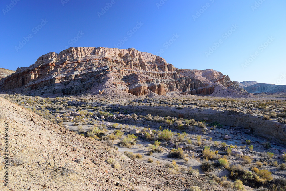 The rocks in the desert