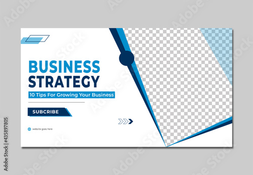 Business Youtube video thumbnail design
