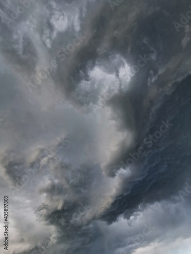storm clouds timelapse over sky