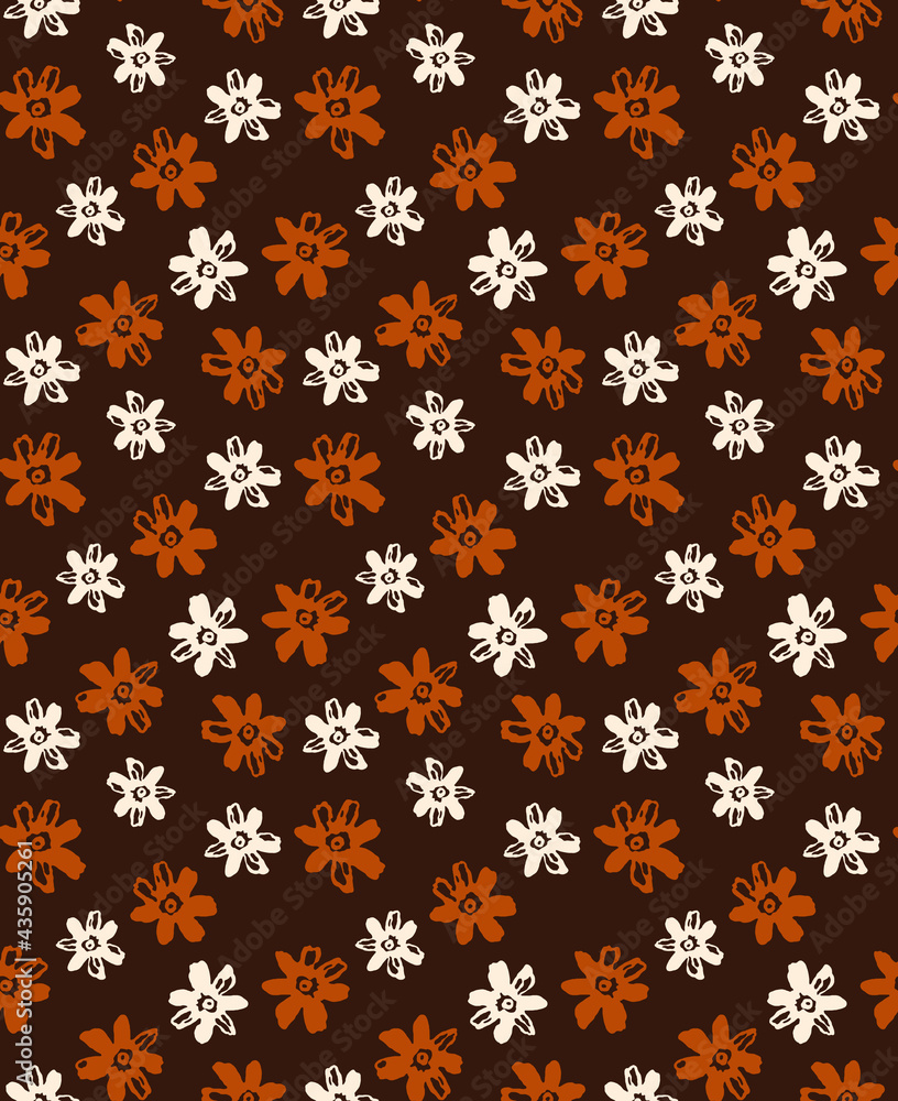 Seamless flower pattern, floral print. Seamless flower pattern, floral print.