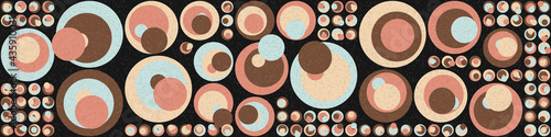 Abstract Geometric Pattern generative computational art illustration