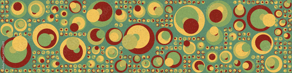 Abstract Geometric Pattern generative computational art illustration