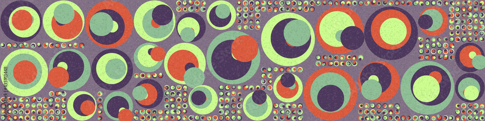 Abstract Geometric Pattern generative computational art illustration
