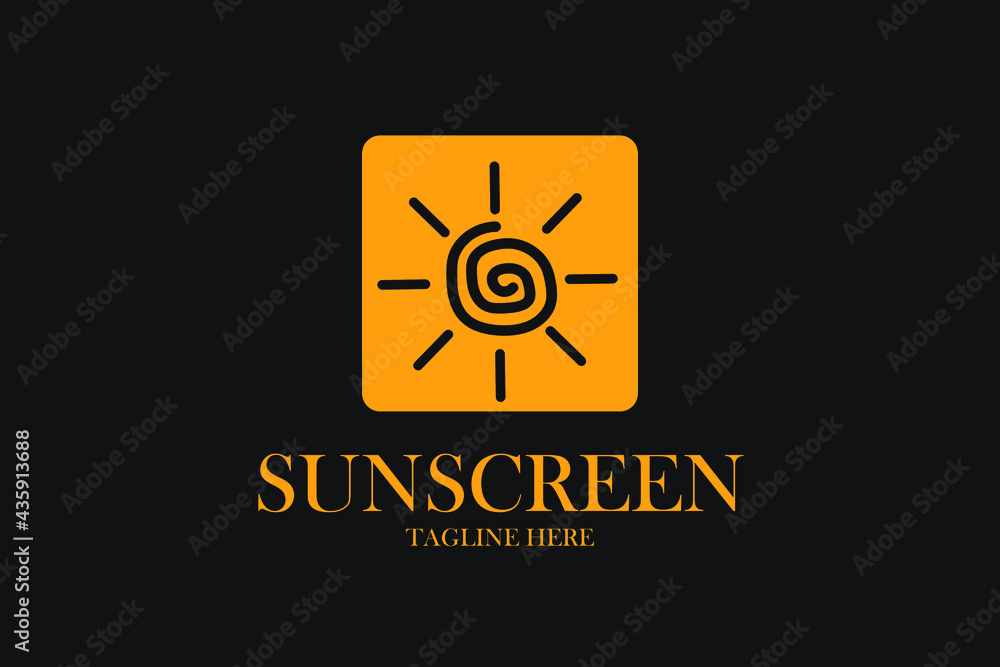 sun logo and sun icon vector design template. sun logo and sun icon vector design template.