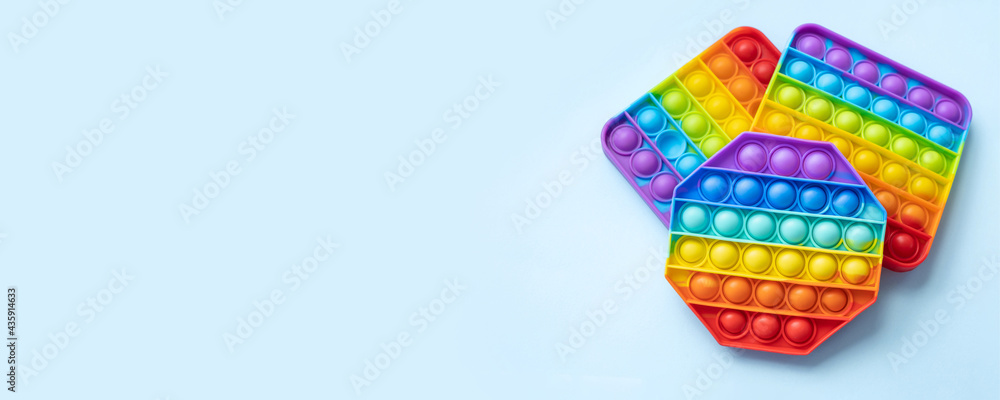 Colorful antistress sensory toys fidget push Pop it, Simple Dimple