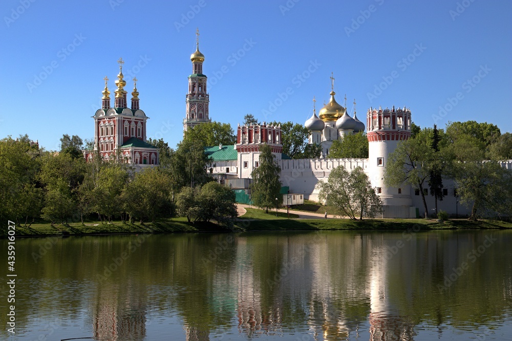 Moscow, view of the Novodevichy Monastery