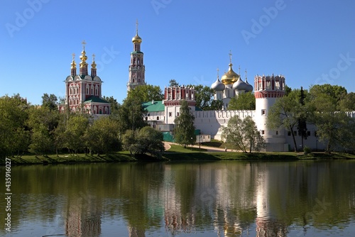 Moscow, view of the Novodevichy Monastery