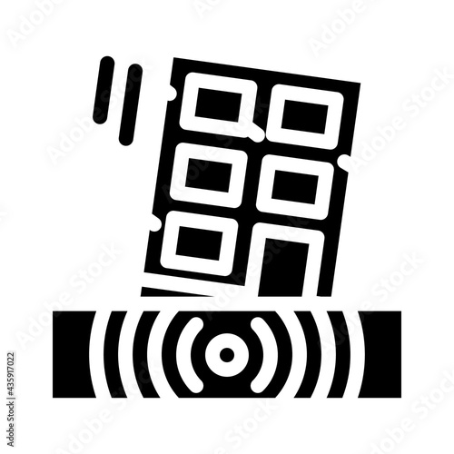 earthquake disaster glyph icon vector. earthquake disaster sign. isolated contour symbol black illustration