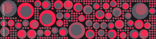 Abstract Geometric Pattern generative computational art illustration
