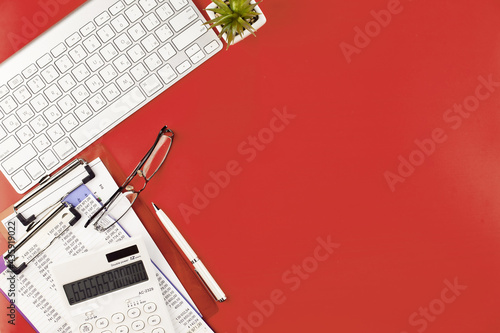 Office accessories for business management.