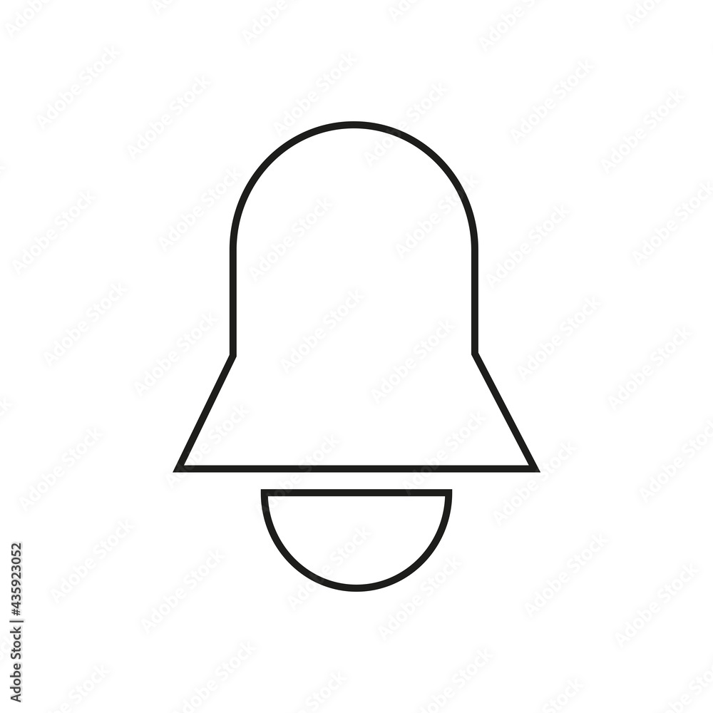 Graphic flat notification icon for your design and website Graphic flat notification icon for your design and website