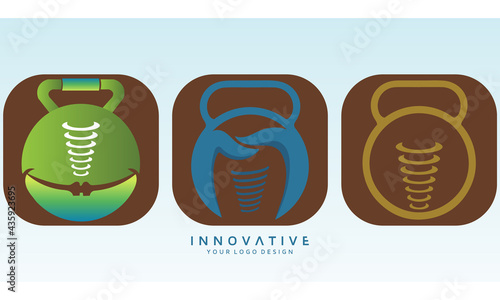 Dental logo set vector logo design