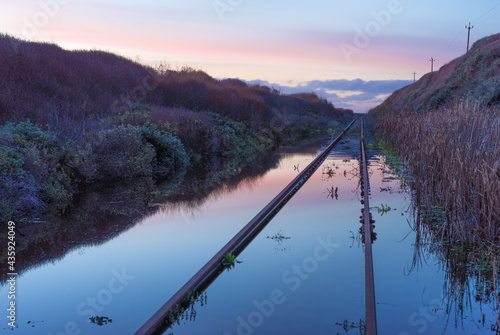 Sunset abandoned railroad