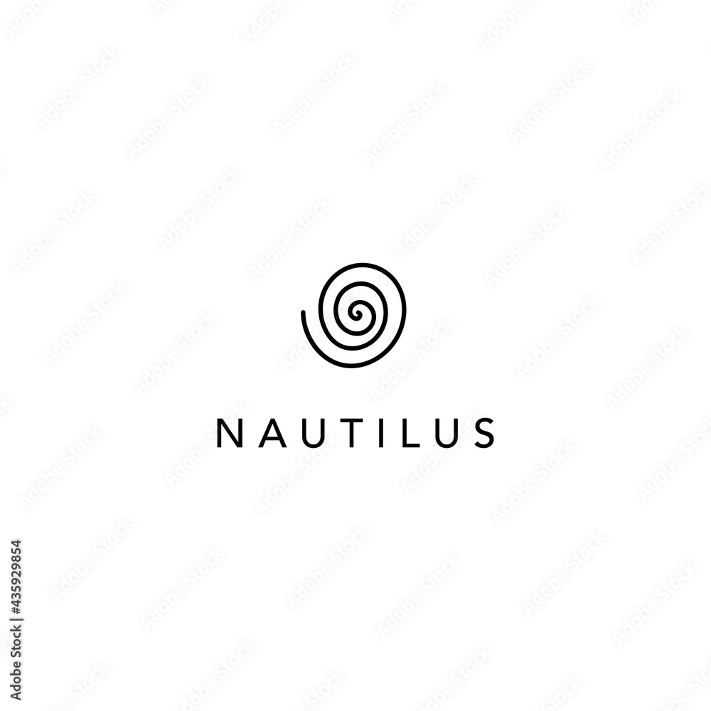 Shell Logo circle abstract design vector template. Shell Logo circle abstract design vector template.