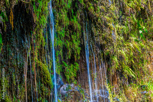 Small Waterfall Near Upper Waikani Falls On The Road to Hana, Maui, Hawaii, USA