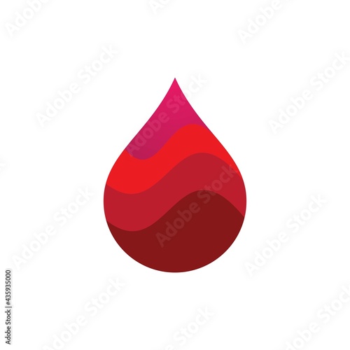 Blood illustration logo