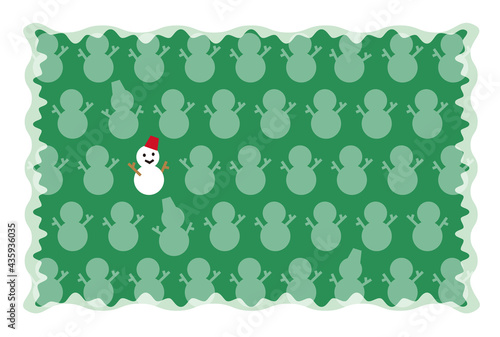 カード（クリスマス・雪だるま）