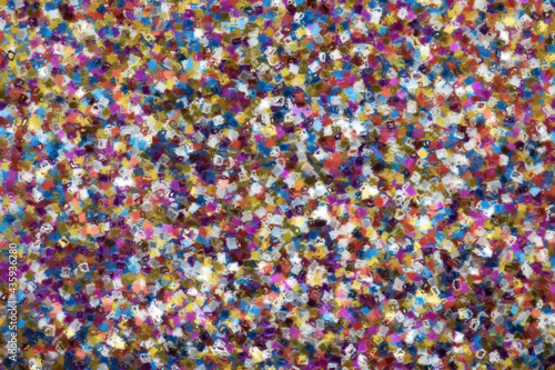 Colorful glitter textured painting background abstract