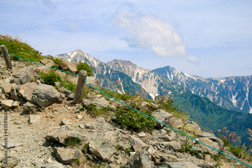 Fototapeta premium 白馬八方尾根