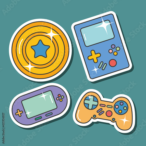 portable videogames set