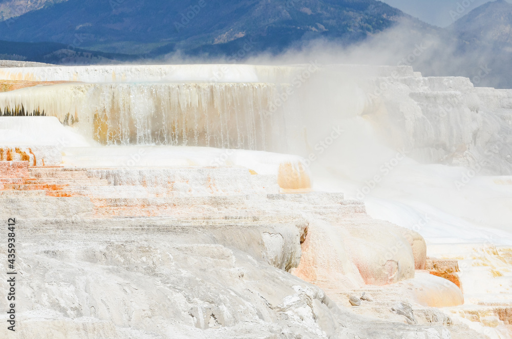 custom made wallpaper toronto digitalMammoth Hot Springs in Yellowstone National Park - Wyoming, United States