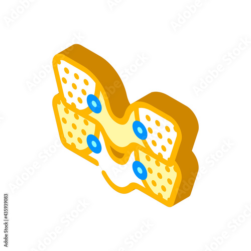 thighs ems training isometric icon vector. thighs ems training sign. isolated symbol illustration