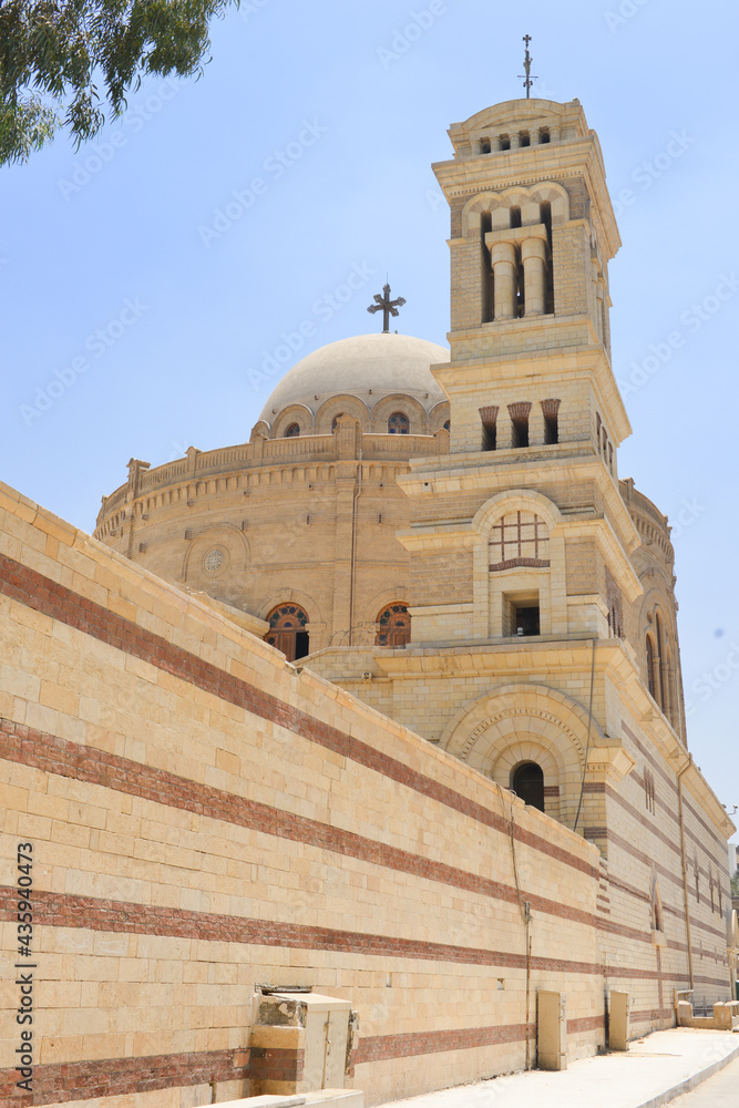 Obraz premium St. George's church in Cairo, Egypt 