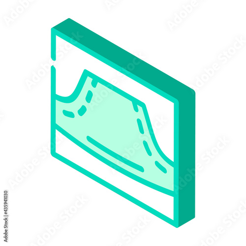 hoodie pocket isometric icon vector. hoodie pocket sign. isolated symbol illustration