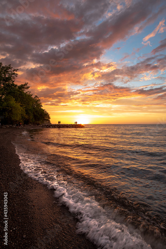 Sunset on Lake Erie Ohio
