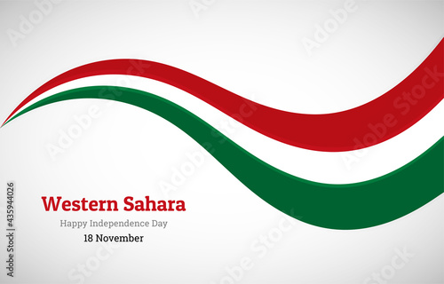 Abstract shiny Western Sahara wavy flag background. Happy independence day of Western Sahara with creative vector illustration Free Download Abstract shiny Western Sahara wavy flag background. Happy independence day of Western Sahara with creative vector illustration - GFXLoad