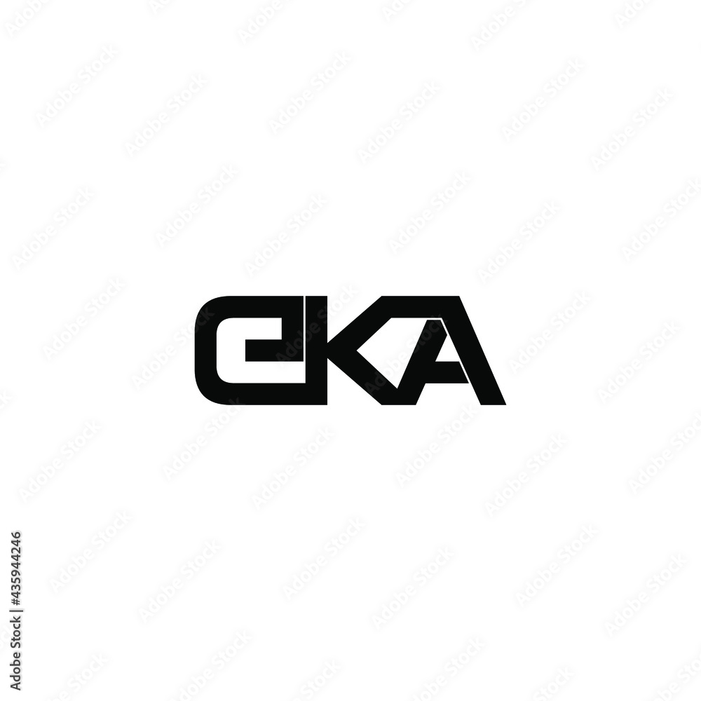 Fototapeta premium eka letter original monogram logo design