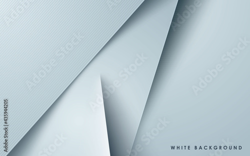 White overlap layers background papercut effect