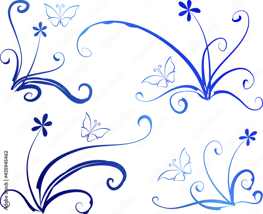 vector drawing plant love hearts flowers trees leaf Orchid icon sign design set vector drawing plant love hearts flowers trees leaf Orchid icon sign design set