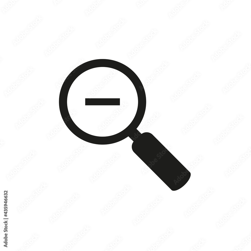 Graphic flat search icon for your design and website Graphic flat search icon for your design and website