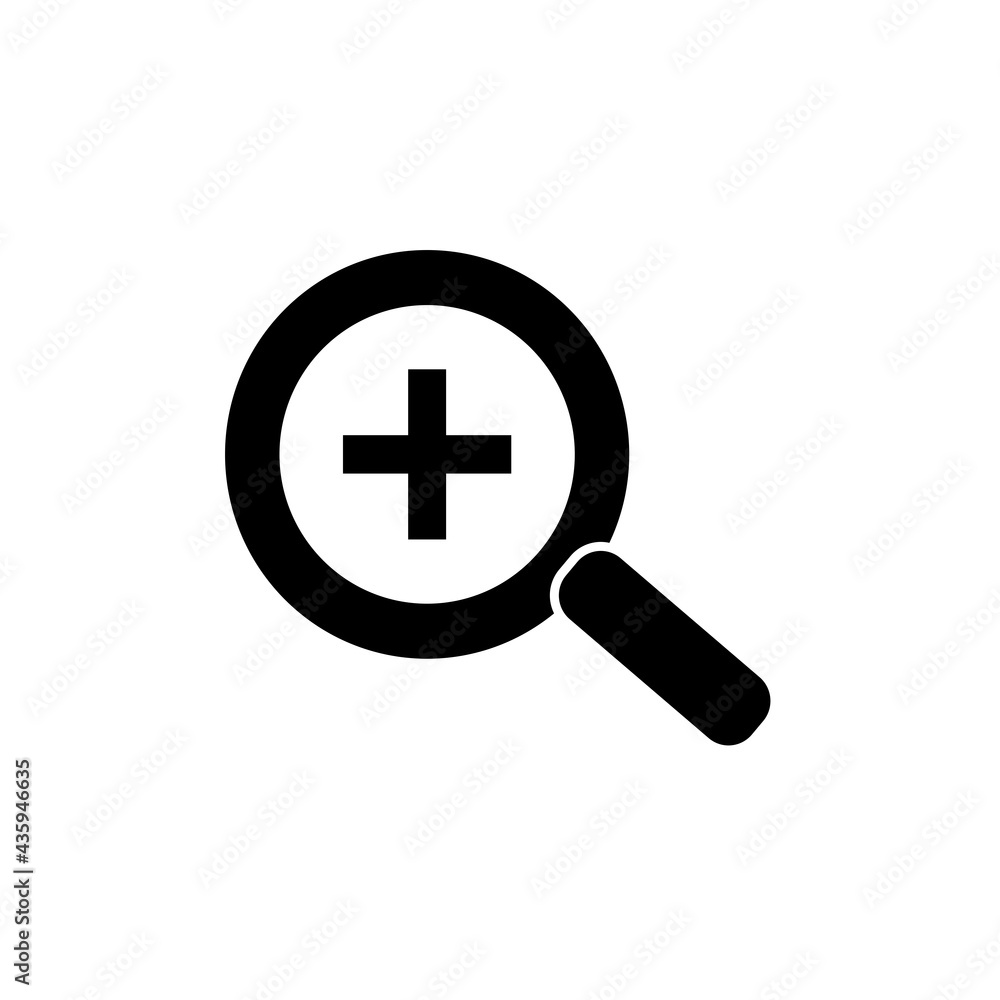 Graphic flat search icon for your design and website Graphic flat search icon for your design and website