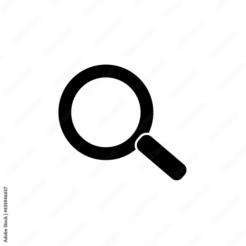 Graphic flat search icon for your design and website Graphic flat search icon for your design and website