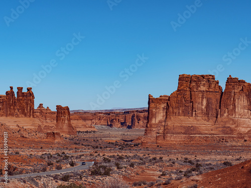 wonderful scenic view in Arches National Park © Anchor