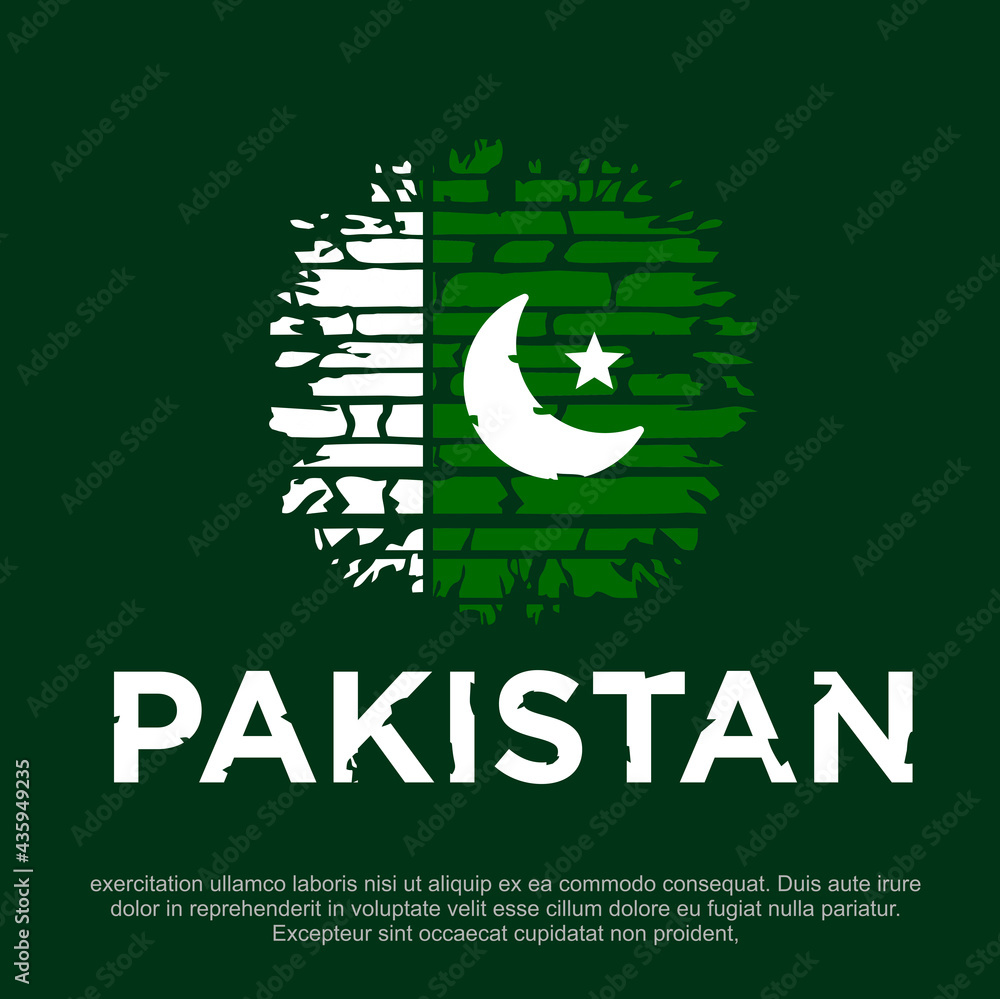 Pakistan Flag Vector Pakistan Travel And Tourism Logo Pakistan