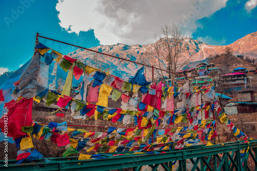 tibetan buddhist prayer flags