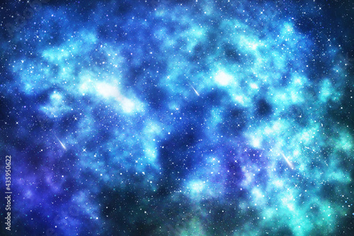 Galaxy with stars and space background. backdrop illustration 