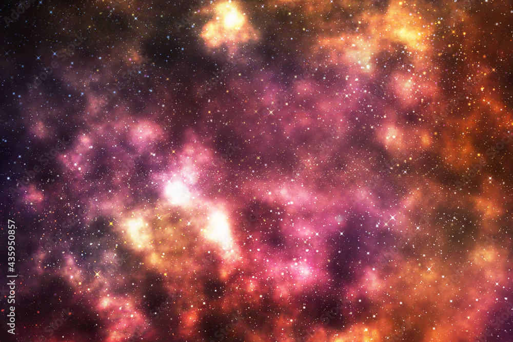 Fototapeta premium Galaxy with stars and space background. backdrop illustration