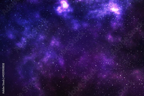 Galaxy with stars and space background. backdrop illustration © wichuda