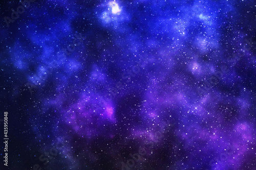 Galaxy with stars and space background. backdrop illustration
