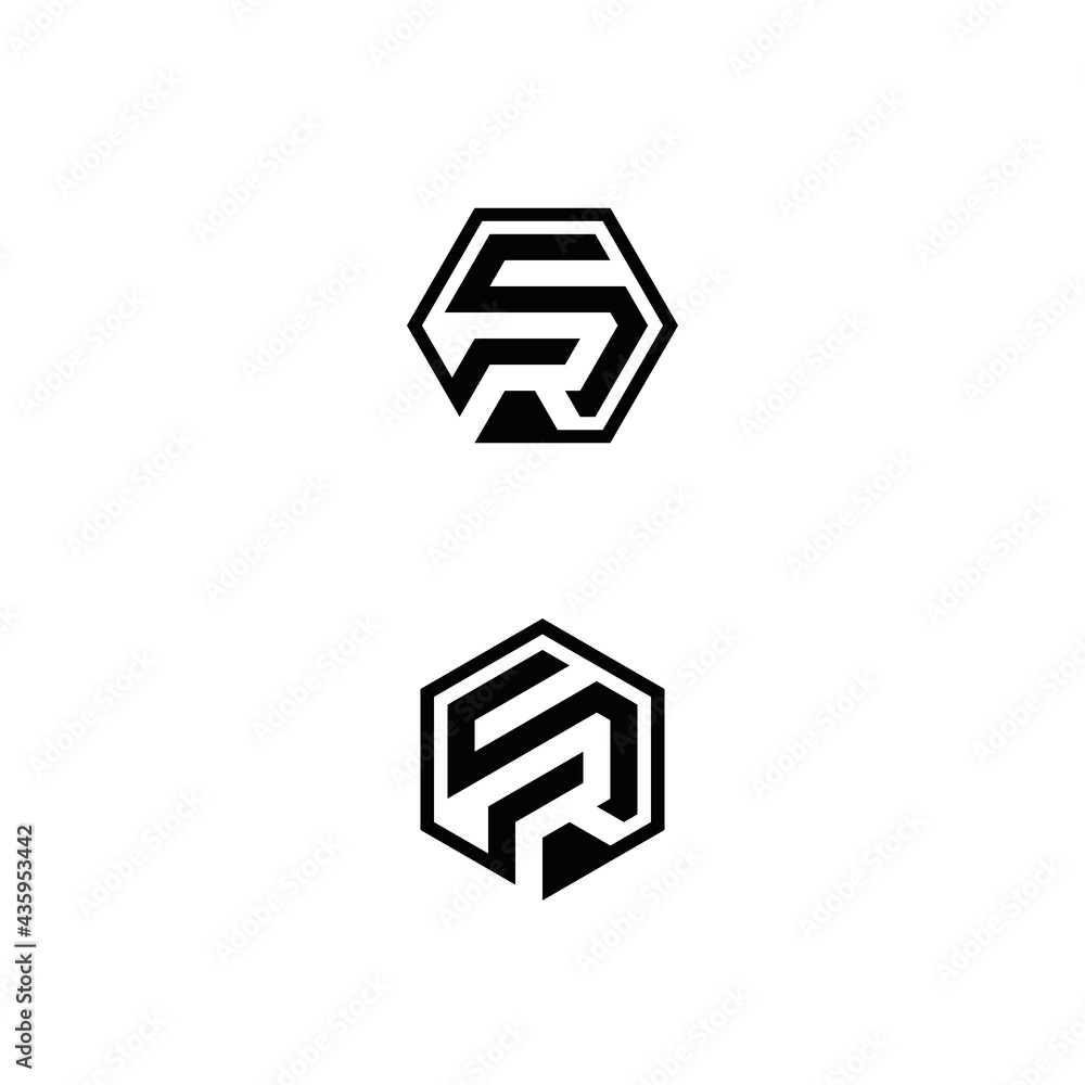 s r sr initial logo design vector template s r sr initial logo design vector template